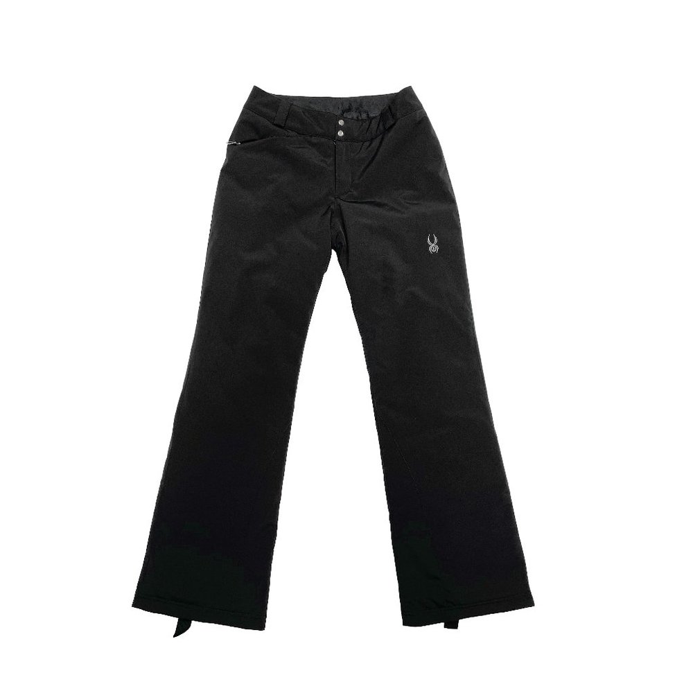 Spyder Black Track Pants with Logo
